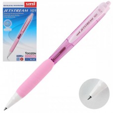 Ручка автоматическая шариковая с розовым корпусом
