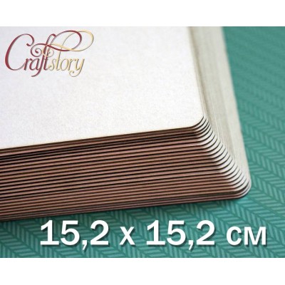 Пивной картон с закругленными углами 15,2 х 15,2 см (6 х 6 inch)