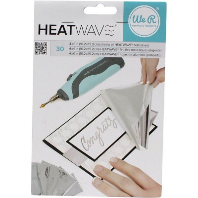 Фольга Heatwave Foil Sheets 10,16x15,24 см 30 шт Pack Silver