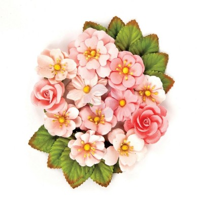 Бумажные цветы Rose Petal Marble