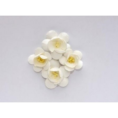Цветы сакуры Белые, 4 шт