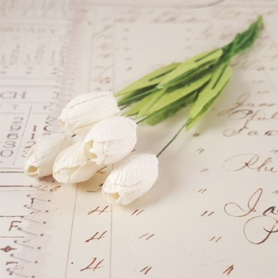 Тюльпаны белые (5 шт)