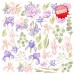 Набор скрапбумаги Majestic Iris 30,5 x 30,5